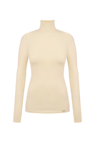 Milk golf made of young lamb's wool Francesca