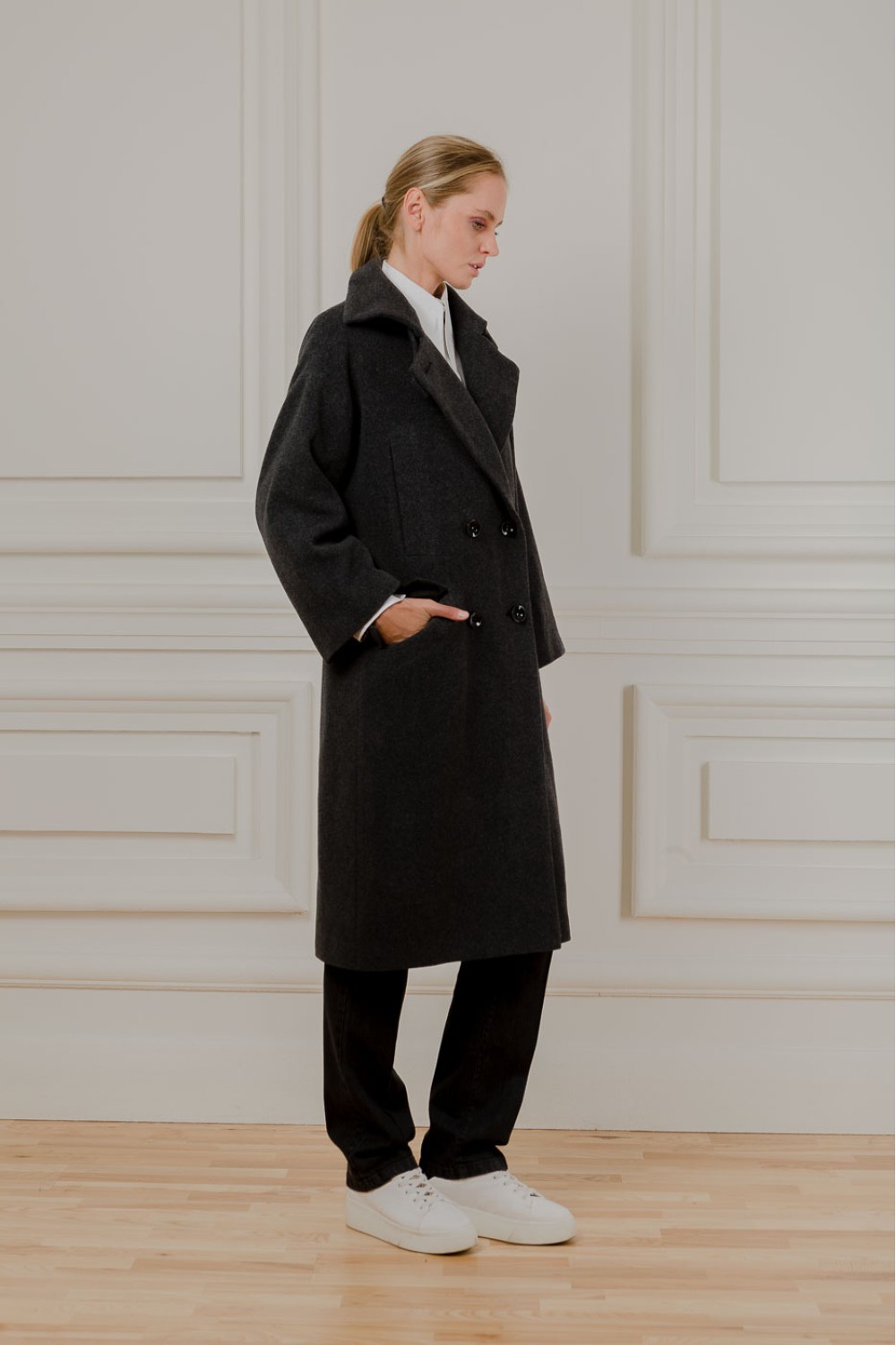 Charlotte wool coat