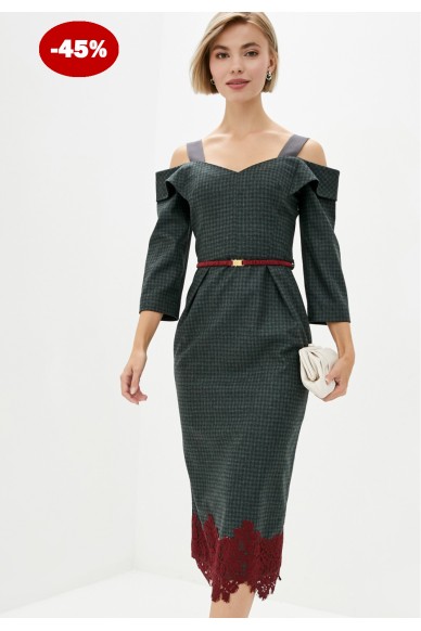Limited edition. Woolen dress with cashmere Stockholm - photo