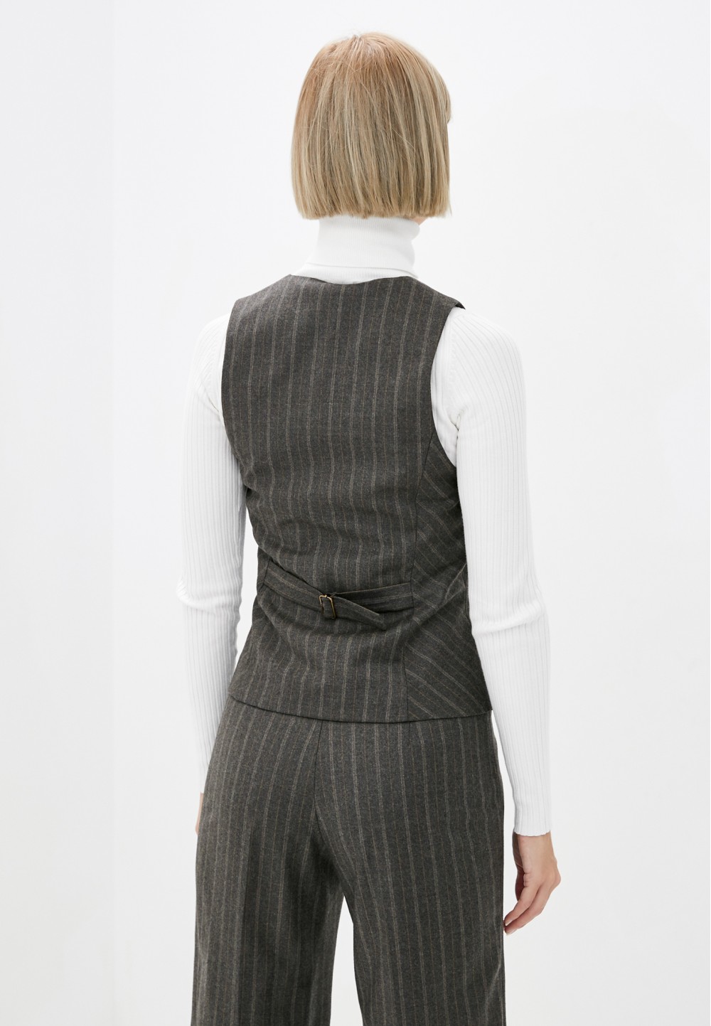 Classic striped wool vest  Ferry - photo 6