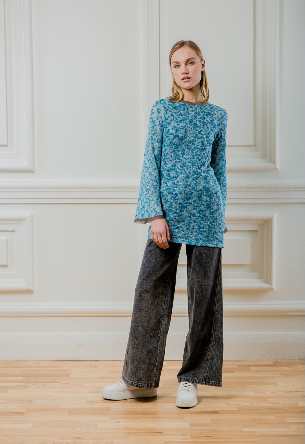 Woolen tunic with mohair Jadie - photo 8