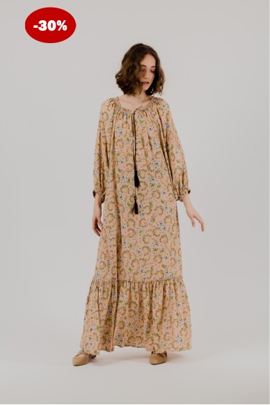 Платье макси с цветочным принтом Хезер - фото