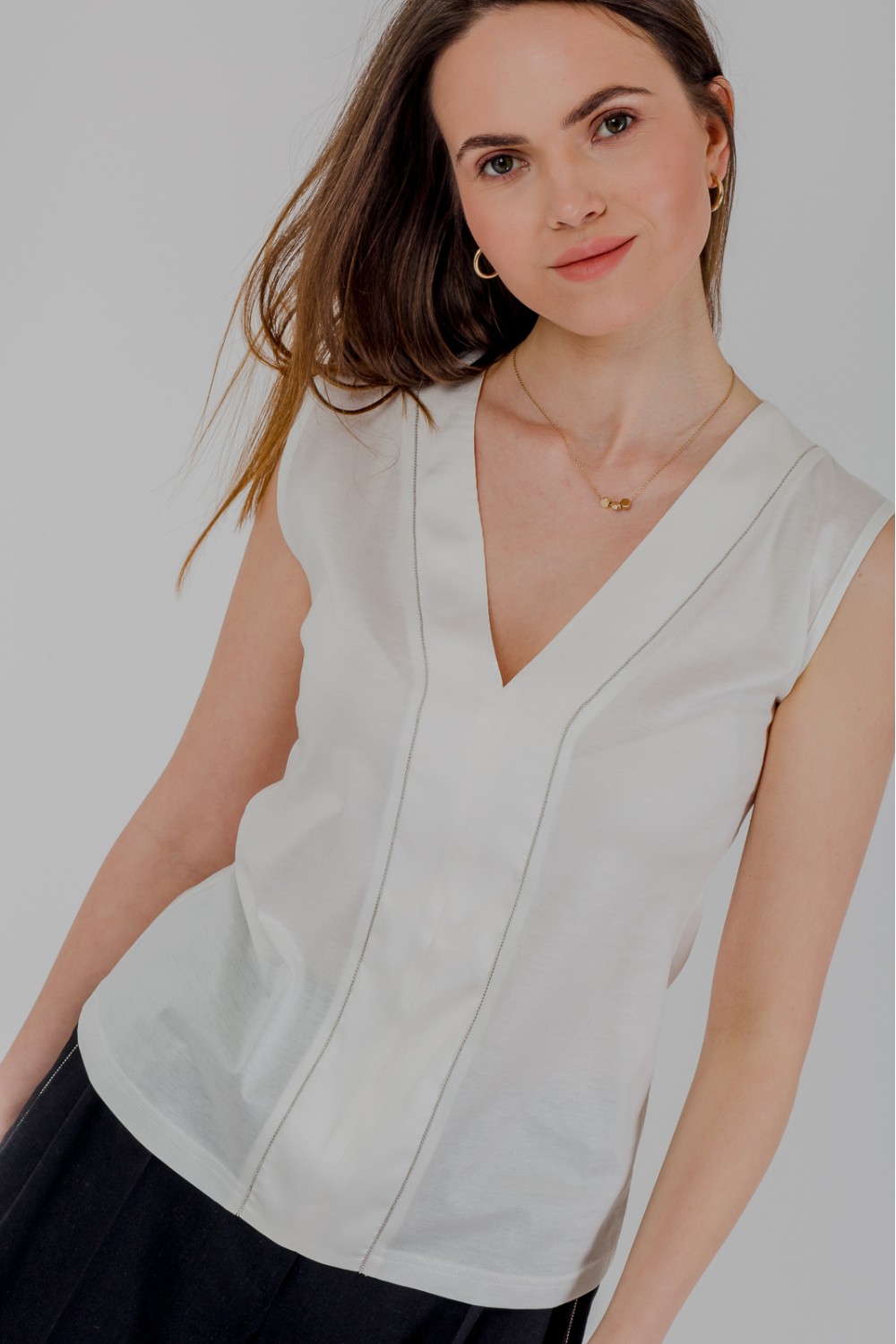 Блуза с цепочкой Элайза - фото 6