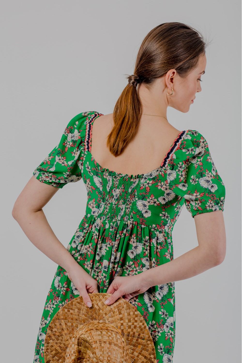 Романтична сукня у квітковий принт Шампейн - фото 8