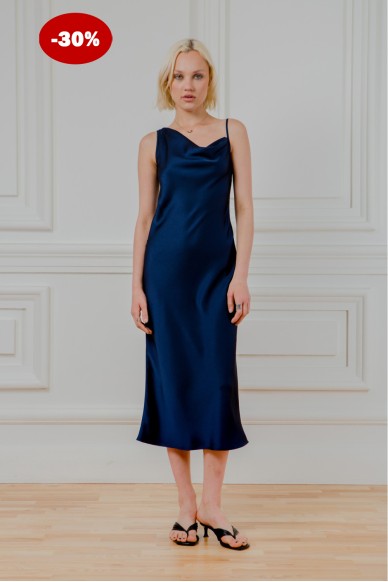 Асиметричний атласний сукня Босконія