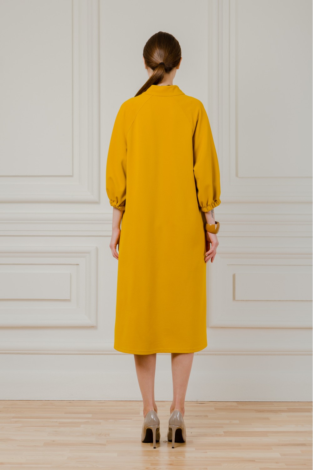 Marla mustard business dress - photo 6