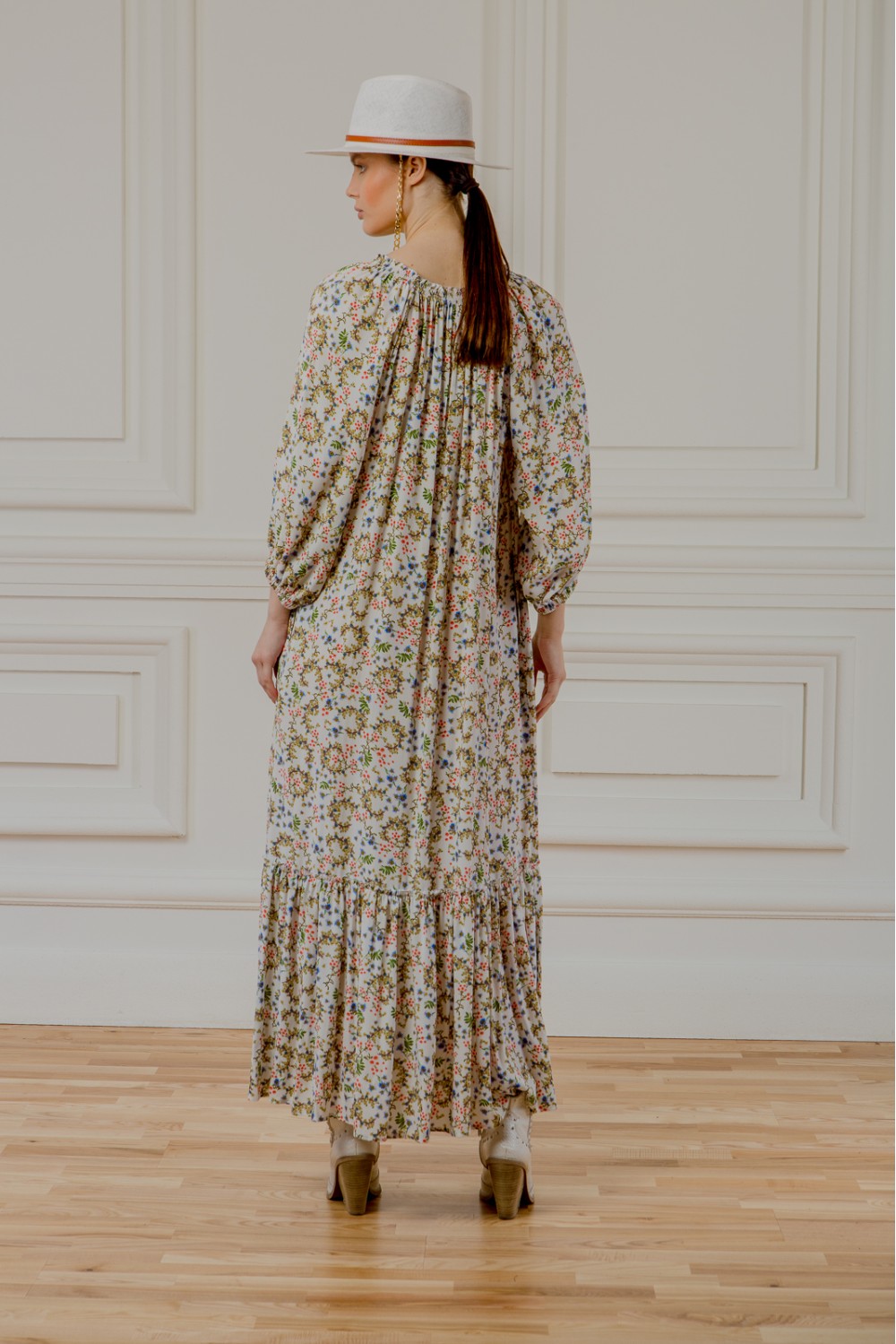 Платье макси с цветочным принтом Хезер