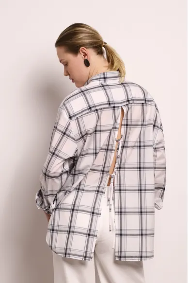 Cotton checked shirt Tess - photo