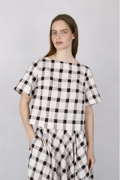 Lightweight linen relaxed-fit top Bolivia - photo