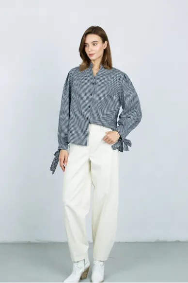  Бавовняні брюки mom fit Грейcлі - фото
