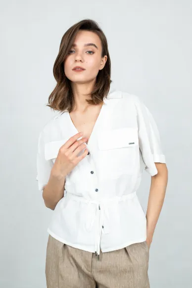 Lightweight linen relaxed-fit shirt Lemar - photo