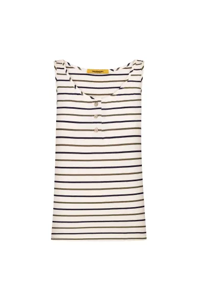 Basic relaxed fit sleeveless T-shirt Lemar - photo