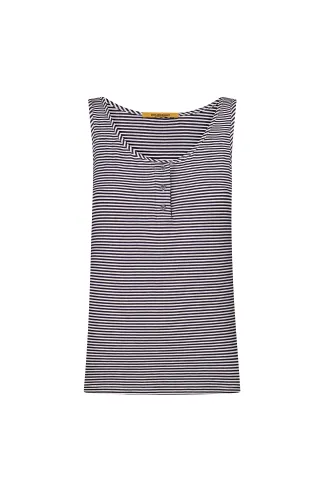 Майка relaxed fit c планкой на пуговицах Лемар