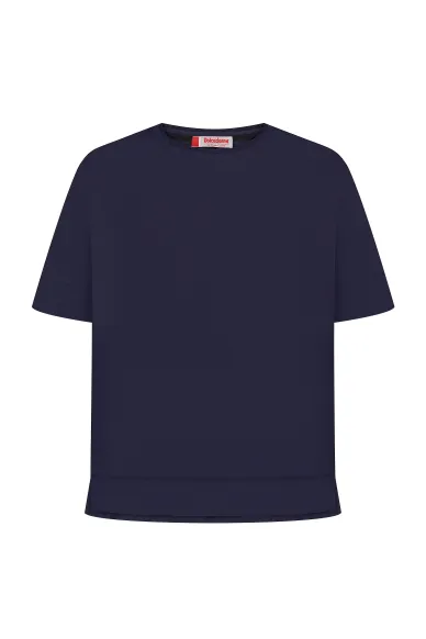 Basic Cotton relaxed fit T-shirt Berta - photo