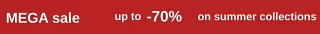 Up to -70% on all summer collections!