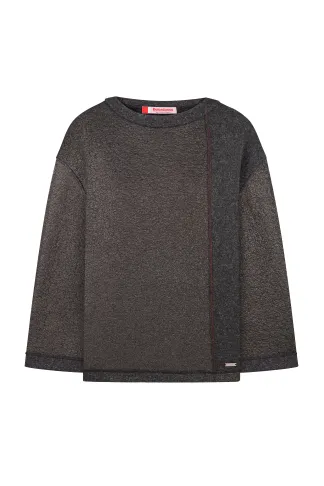 Aniston black wool sweater