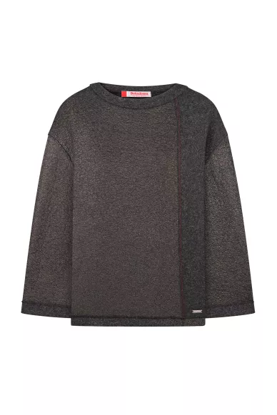 Вовняний светр чорного кольору Еністон - фото