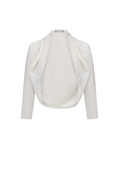 Mariam’s White Evening Wrap - photo