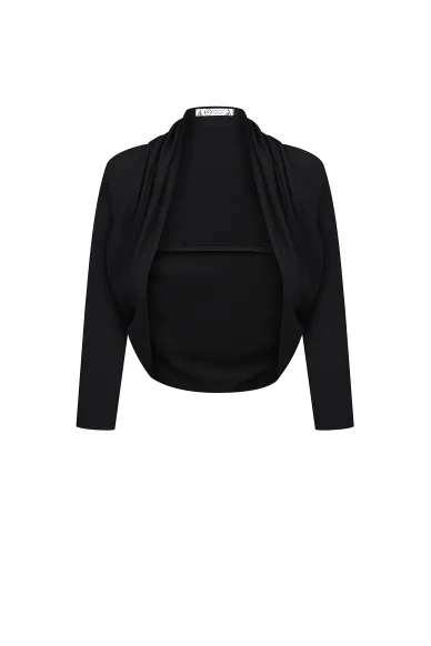 Mariam’s Black Evening Cape - photo