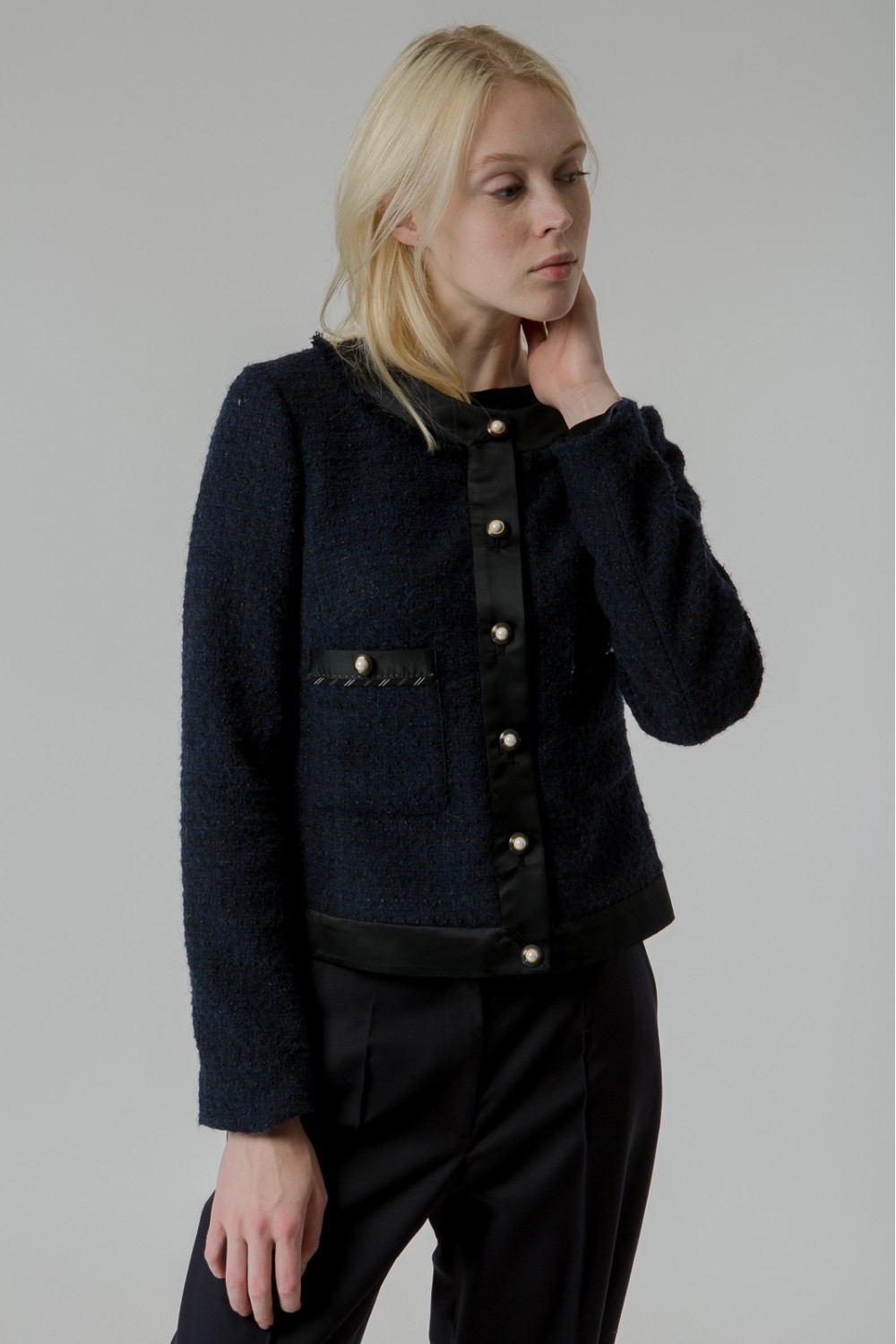 Boucle wool jacket Alesandra - photo 8
