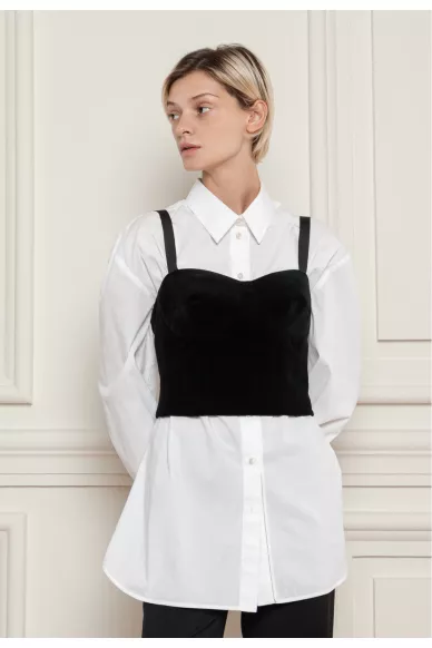 Velvet corset Main - photo