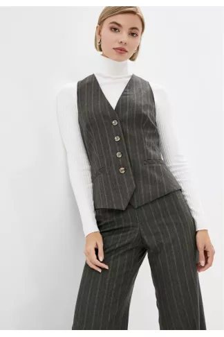 Classic striped wool vest  Ferry