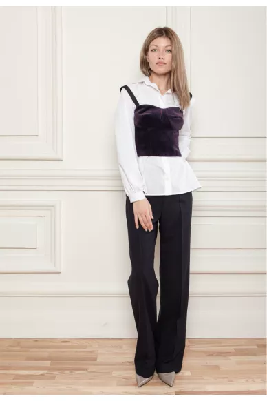 Velvet corset Main - photo