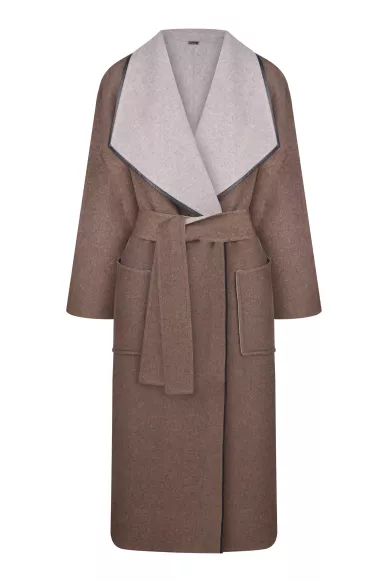 Cashmere double-side coat Lizebeth - фото