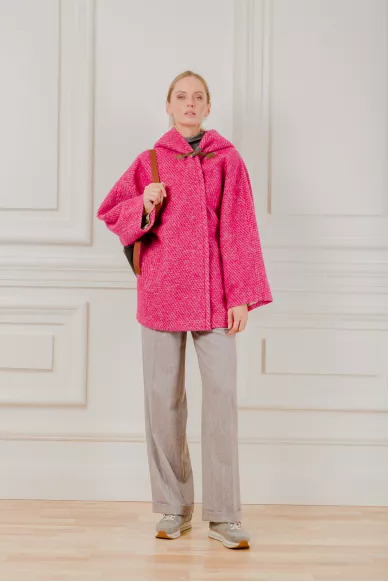 Укорочене оверсайз пальто Сіміона - фото