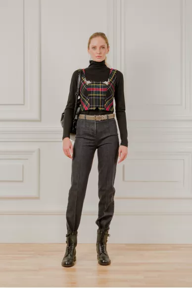 Вовняний корсетний топ Престон - фото