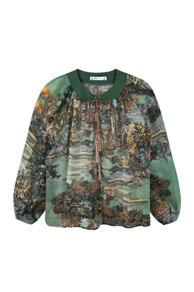 Paula silk blouse - фото