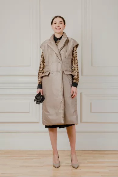 Кремовый жилет Ливерпуль - фото