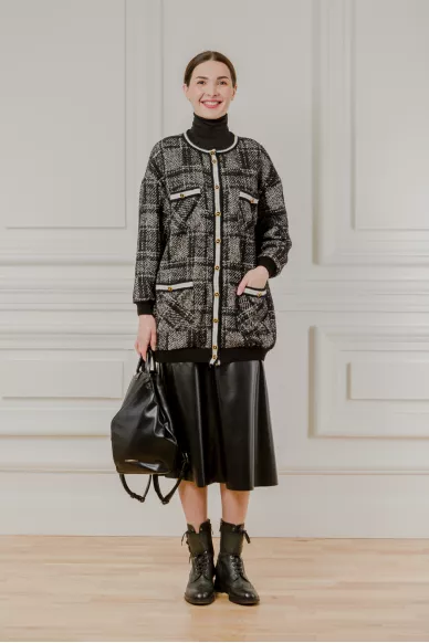 Твідовий кардиган Шарлот - фото