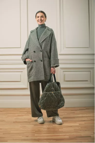 Вовняне пальто з накладними кишенями Бредфорд - фото