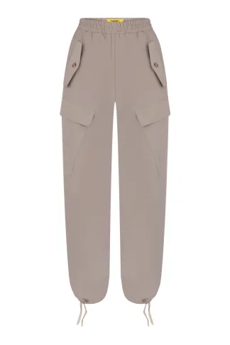 Gray Taur cotton cargo pants