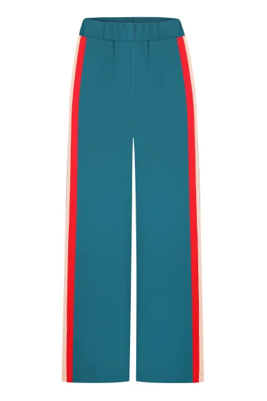 Trembel striped sapphire track pants - photo