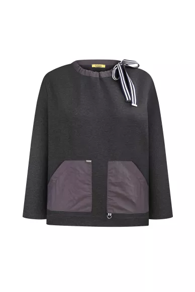 Спортивная кофта с карманами серого цвета Локвуд - фото