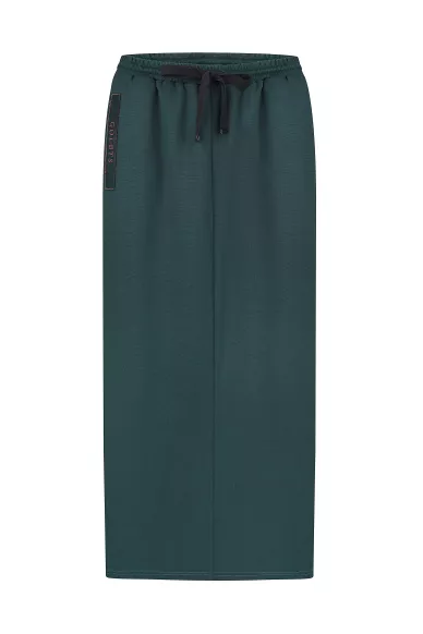 Aveiro green midi skirt in sporty style - photo