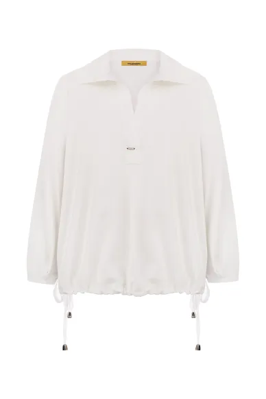 A viscose light gray sweater in the style of Govey sportswear - photo