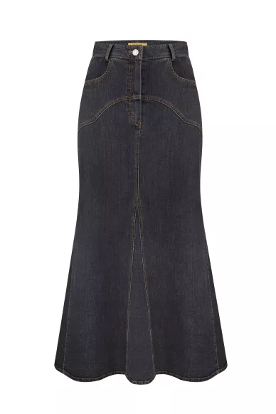 Lockwood maxi denim skirt - photo