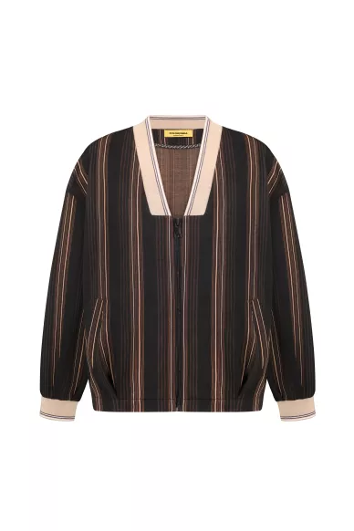 Вовняна кофта на блискавці Аверу - фото