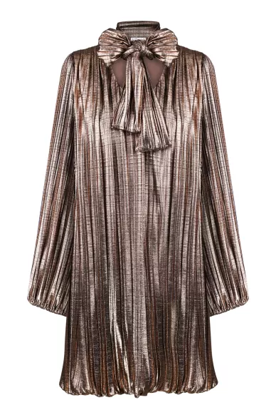 Mini dress with Trevi bow - фото