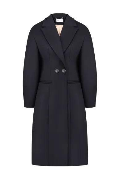 Wool coat with voluminous sleeves Neya - фото