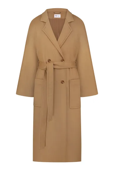 Cashmere belted coat Alicante - photo