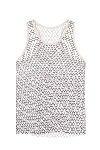Hakuba mesh tank top