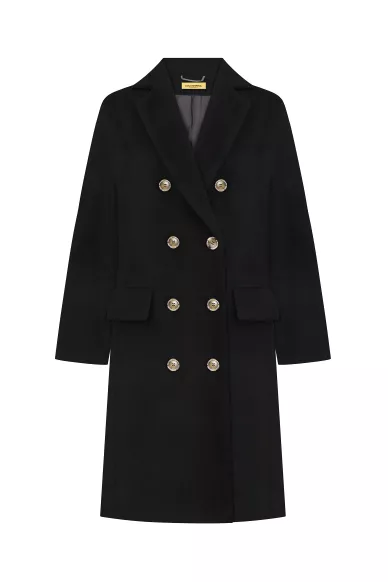 Класичне пальто міді довжини Барі - фото